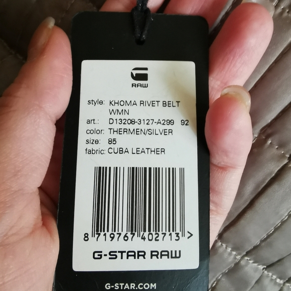 G-star leather belt,  bnwt - Picture 4 of 6